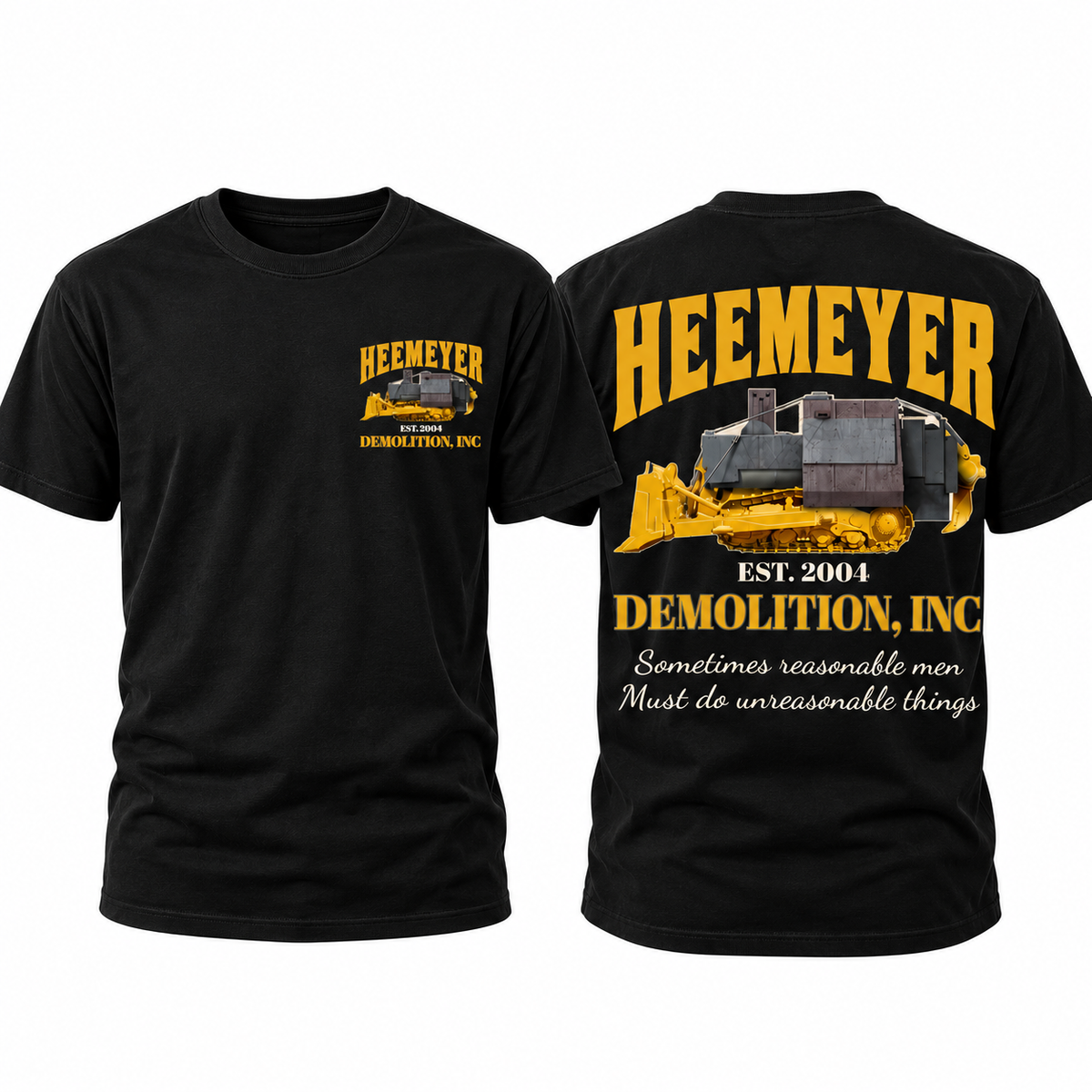 Heemeyer Demolition Inc Shirt, Vintage Graphic Marvin Heemeyer T-Shirt, Heavy Equipment Unisex Cotton Tee, Gift For Him