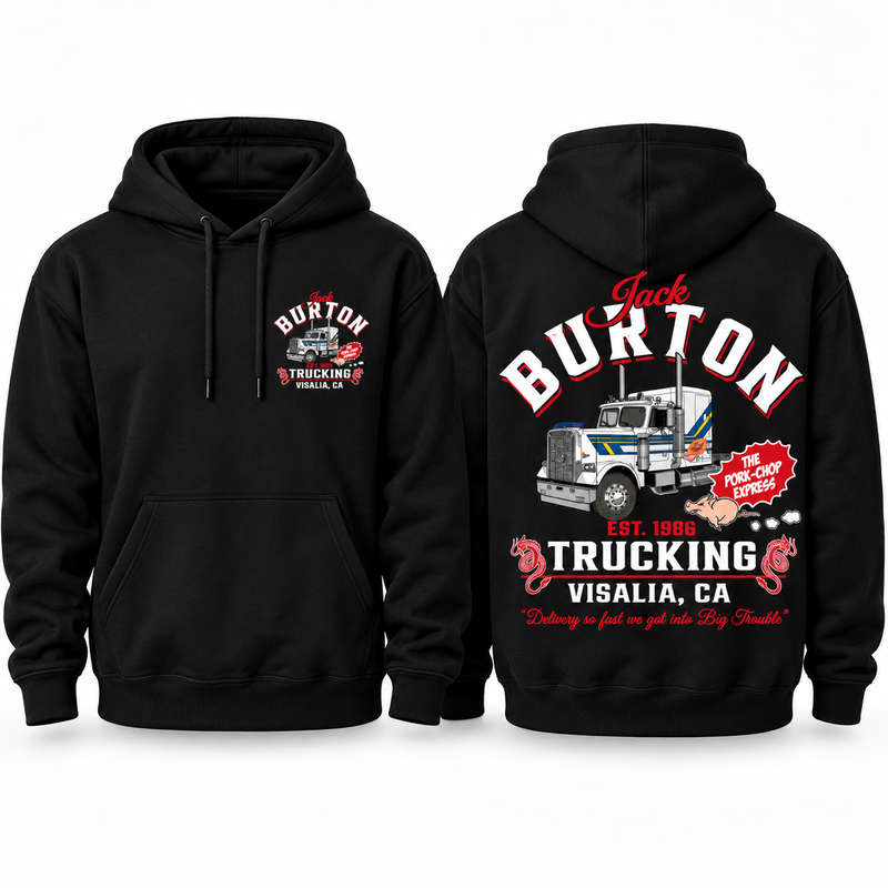 Jack Burton Trucking Shirt, Big Trouble in Little China Tee, Vintage Trucker Graphic T-Shirt, 80s Movie Fan Gift
