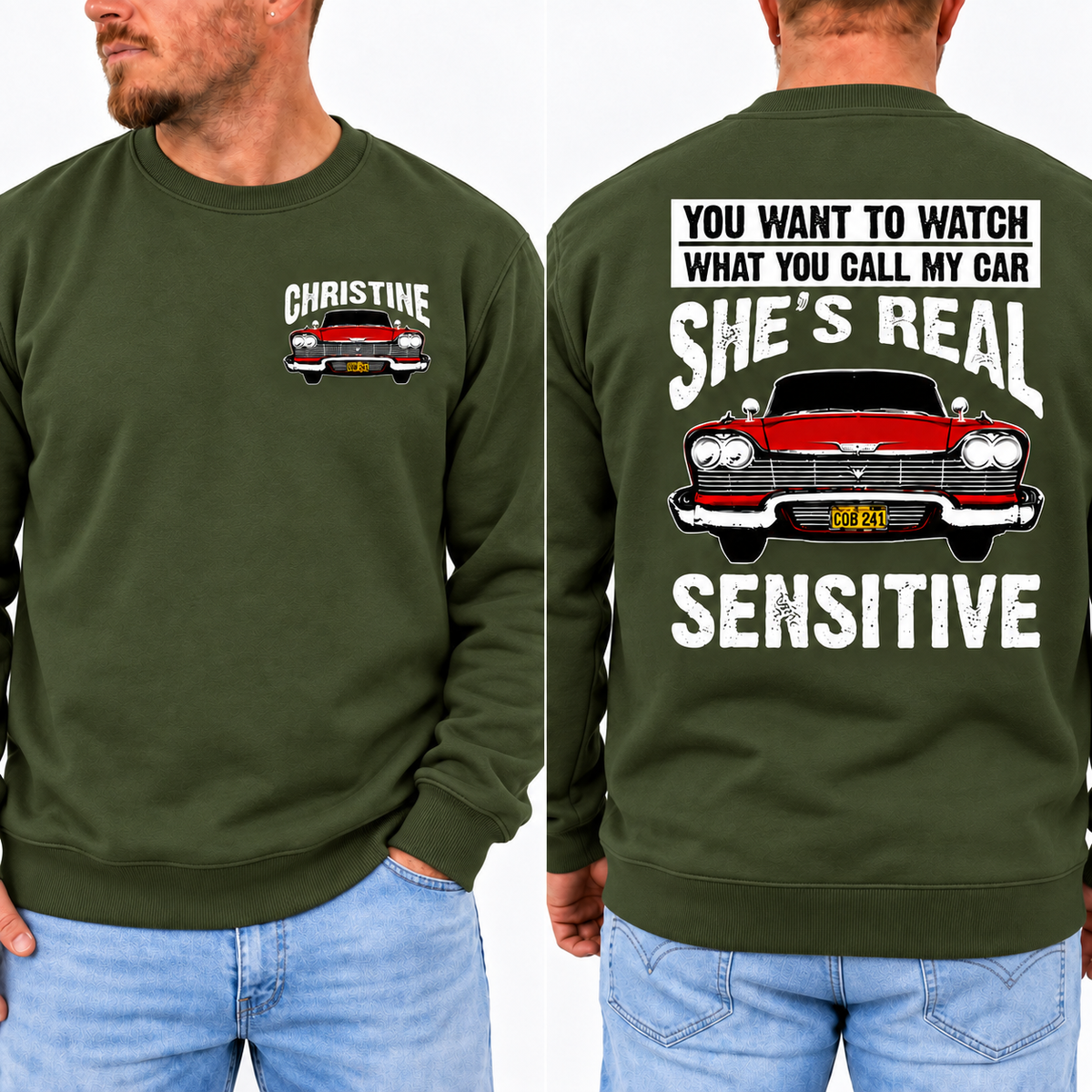 Christine Shirt, 1958 Plymouth Fury Tee, Haunted Classic Car TShirt, Vintage Horror Graphic T-Shirt, Retro Movie Fan Gift