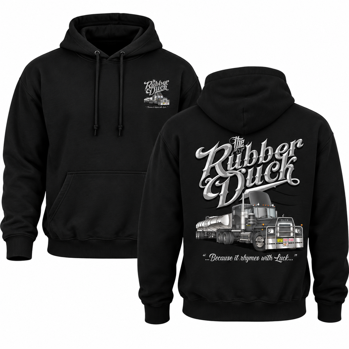 Rubber Duck Mack Truck Shirt, Vintage Convoy Movie Hoodie, Classic Trucker Graphic T-Shirt, Gift For Truck Drivers
