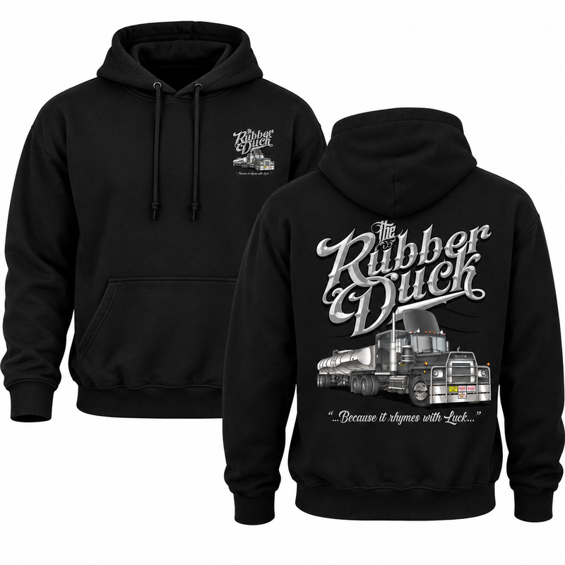 Rubber Duck Mack Truck Shirt, Vintage Convoy Movie Hoodie, Classic Trucker Graphic T-Shirt, Gift For Truck Drivers