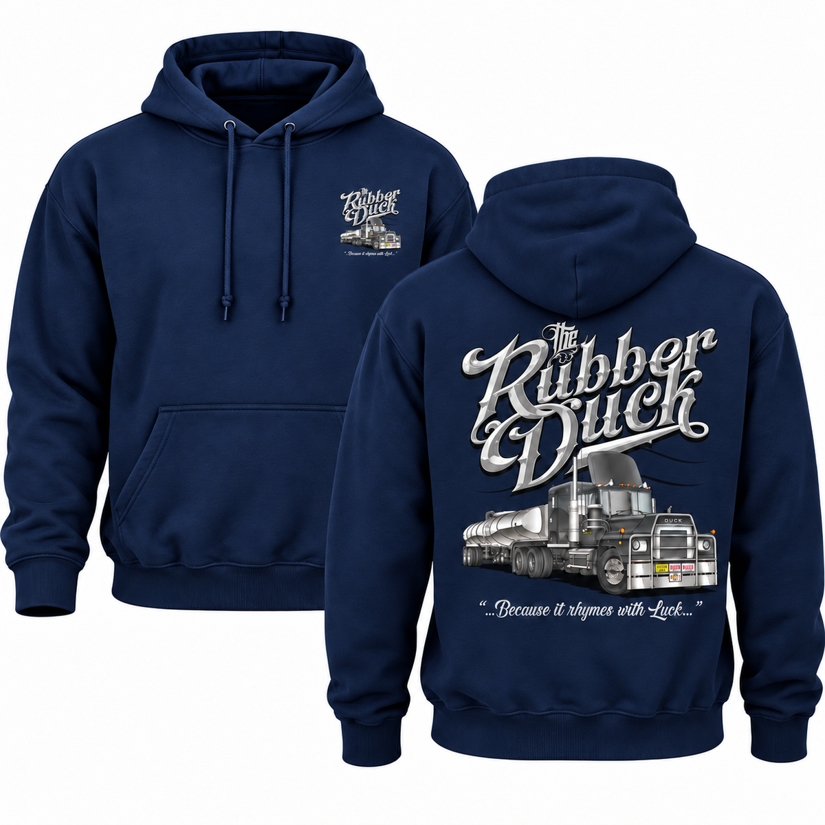 Rubber Duck Mack Truck Shirt, Vintage Convoy Movie Hoodie, Classic Trucker Graphic T-Shirt, Gift For Truck Drivers