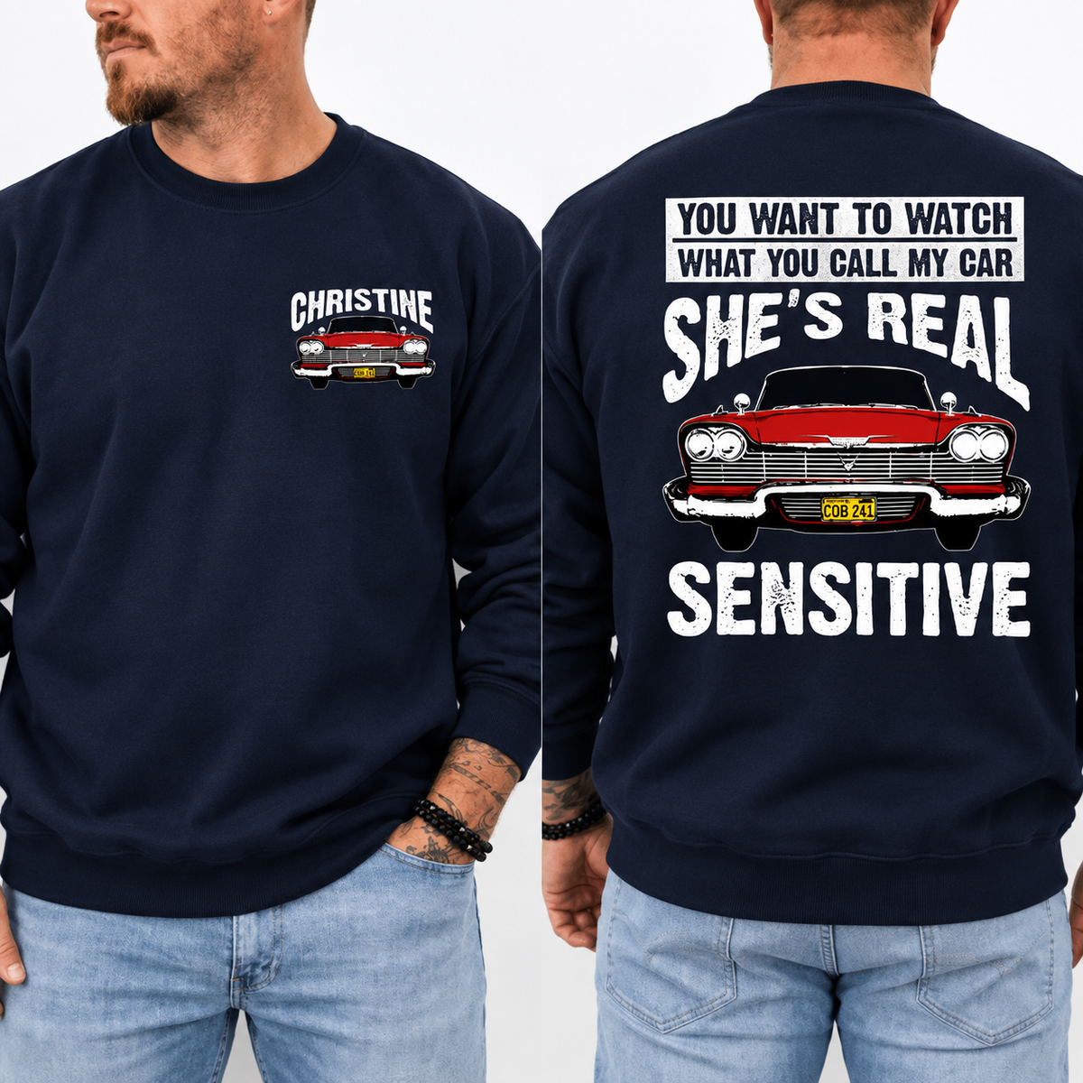 Christine Shirt, 1958 Plymouth Fury Tee, Haunted Classic Car TShirt, Vintage Horror Graphic T-Shirt, Retro Movie Fan Gift