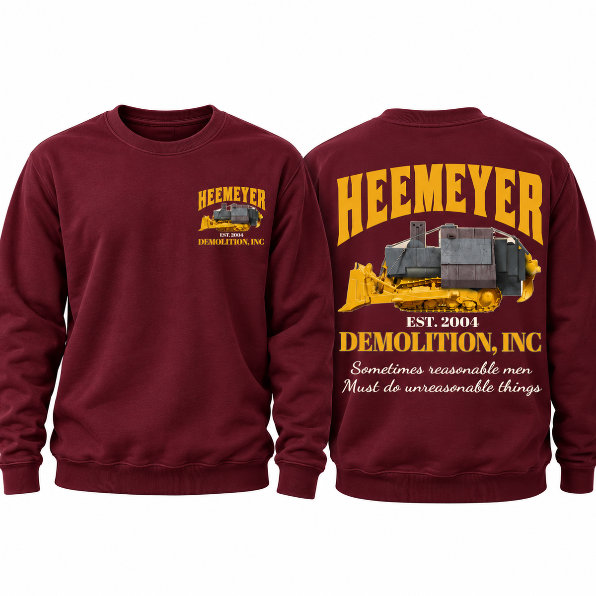 Heemeyer Demolition Inc Shirt, Vintage Graphic Marvin Heemeyer T-Shirt, Heavy Equipment Unisex Cotton Tee, Gift For Him