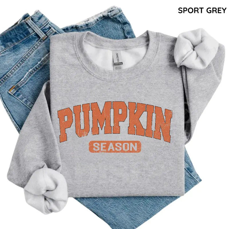 Retro Pumpkin Season Sweatshirt, Cute Fall Autumn Pullover, Cozy Thanksgiving Gift Shirt, Vintage Halloween Sweatshirt for Women & Spooky Season Outfit, Women's Long Sleeve Shirts