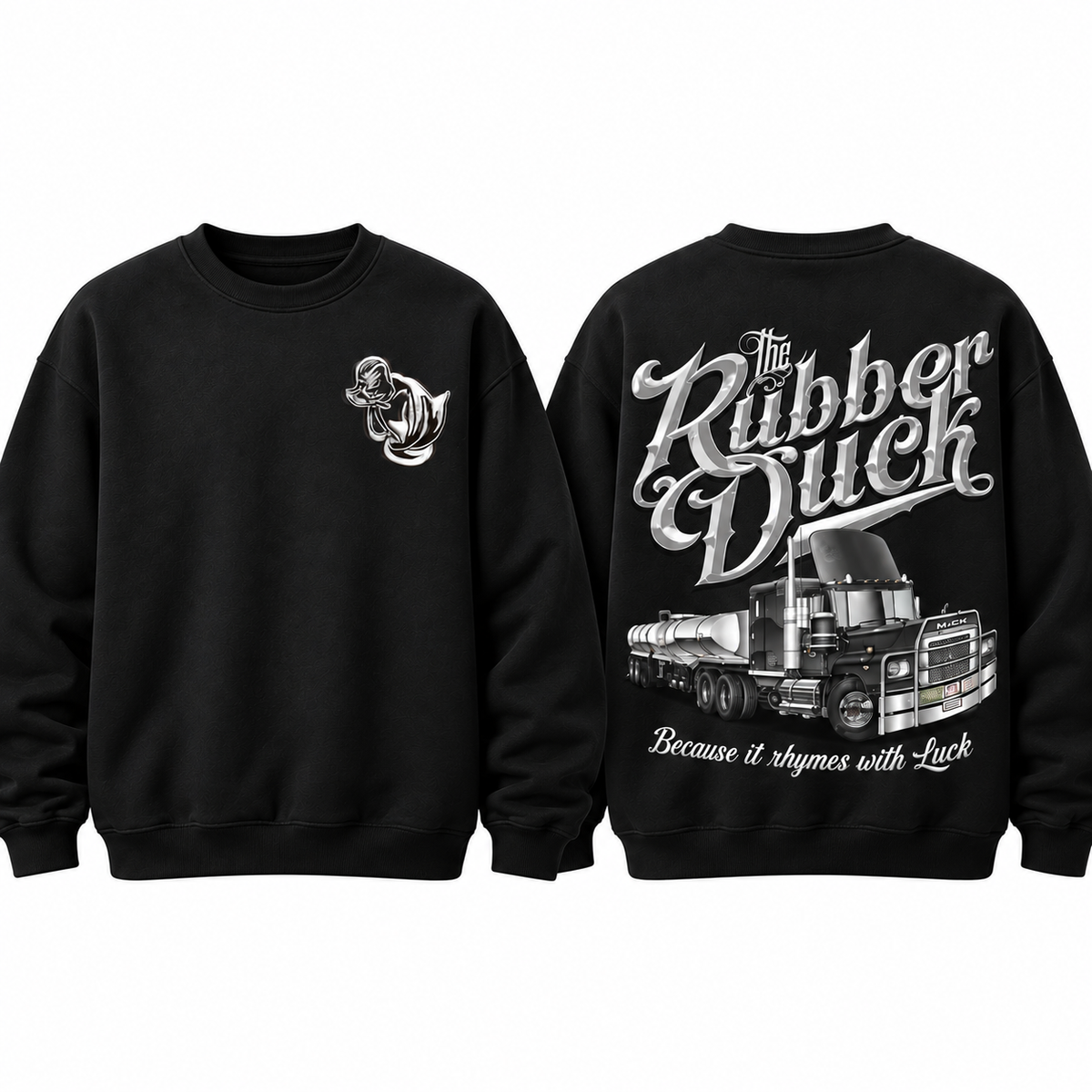 Rubber Duck Trucker Shirt, Vintage Semi Truck Graphic Tee, Classic Convoy Style T-Shirt, Front & Back Print, Truck Driver Gift