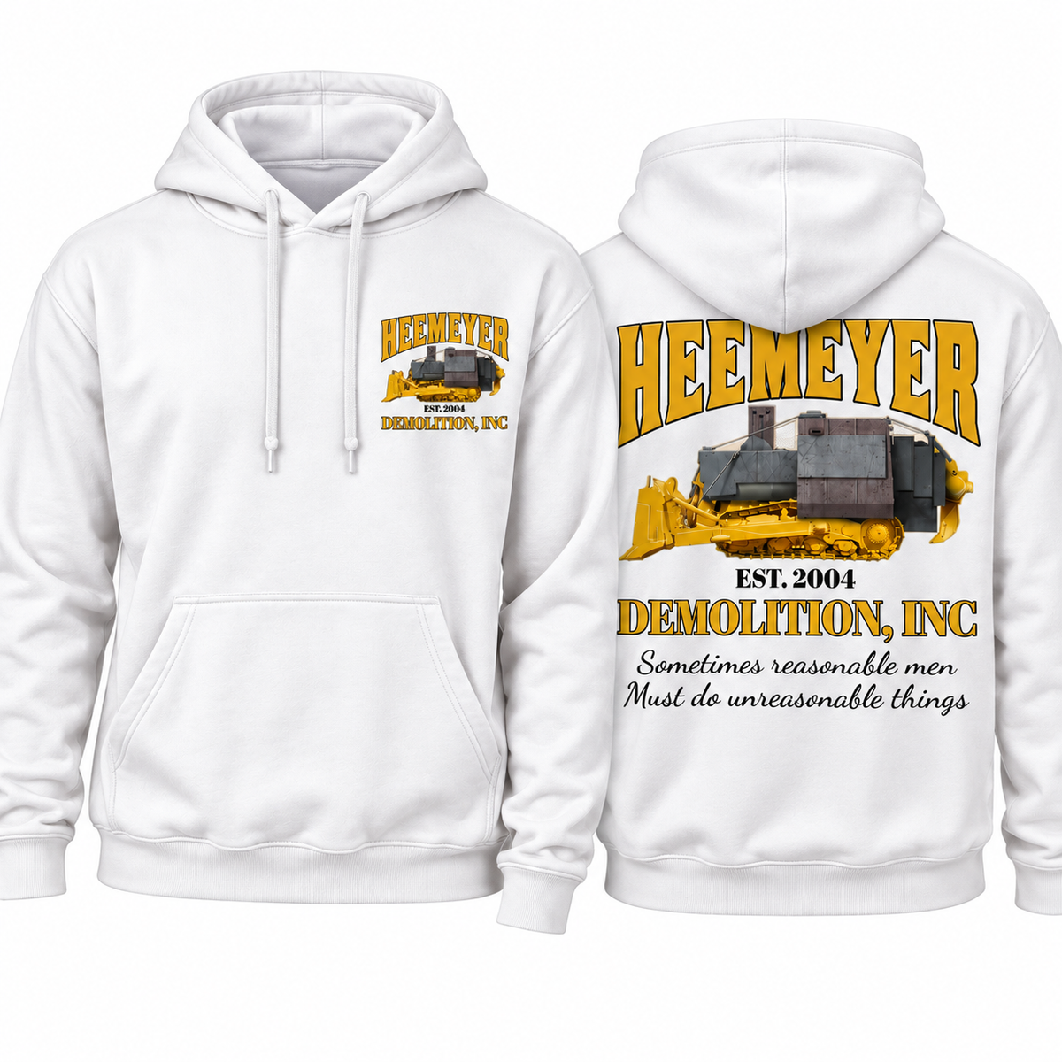Heemeyer Demolition Inc Shirt, Vintage Graphic Marvin Heemeyer T-Shirt, Heavy Equipment Unisex Cotton Tee, Gift For Him