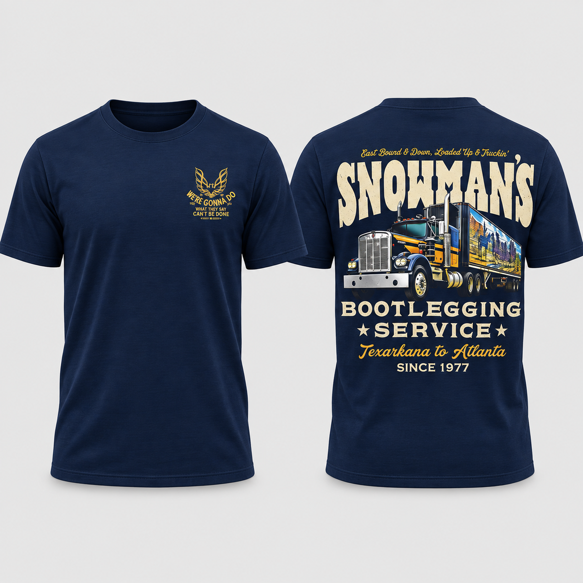 Snowman’s Bootlegging Service Hoodie, Vintage Smokey and The Bandit Sweatshirt, Funny 90s Movie Fan T-shirt, Christmas Gift For Him