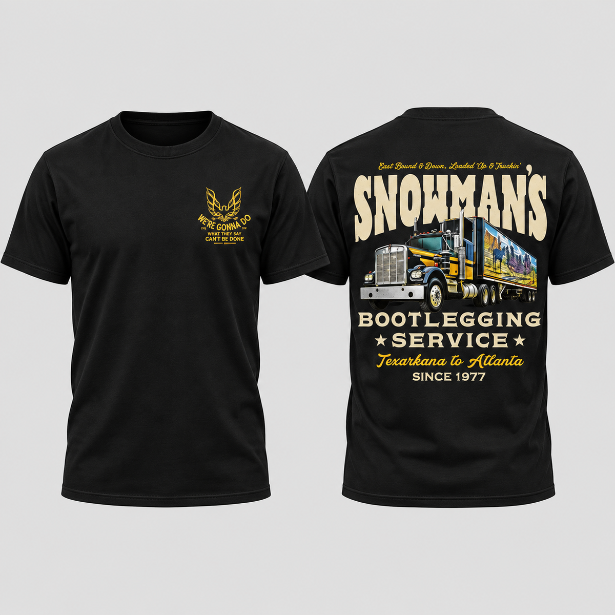 Snowman’s Bootlegging Service Hoodie, Vintage Smokey and The Bandit Sweatshirt, Funny 90s Movie Fan T-shirt, Christmas Gift For Him