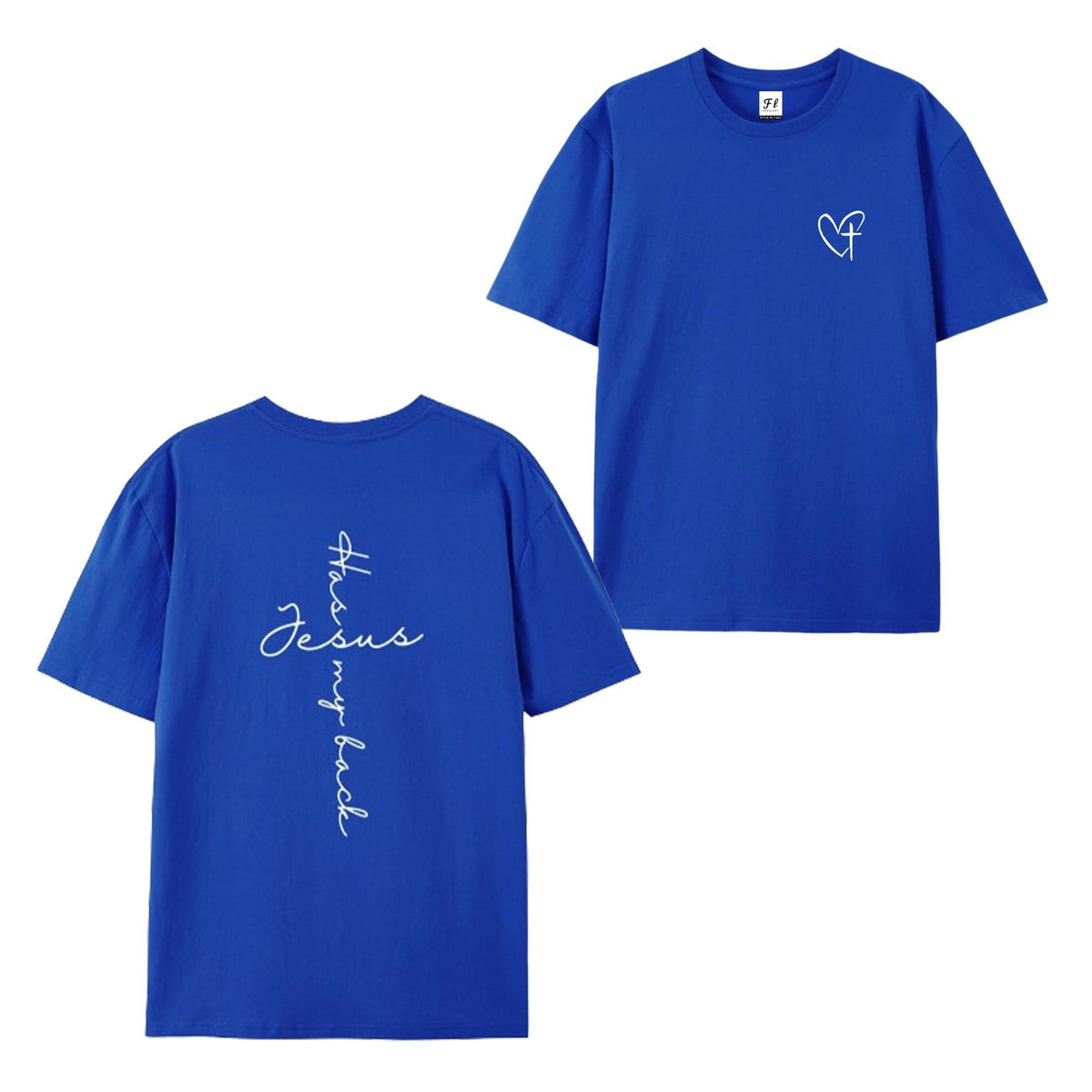 Jesus Has My Back Print T Shirt Birthday Casual Christian Shirt, Christian Merch Jesus Shirt Faith Shirt Christian Gift Teen Christian Apparel,back to school,back to school shopping,sohochic
