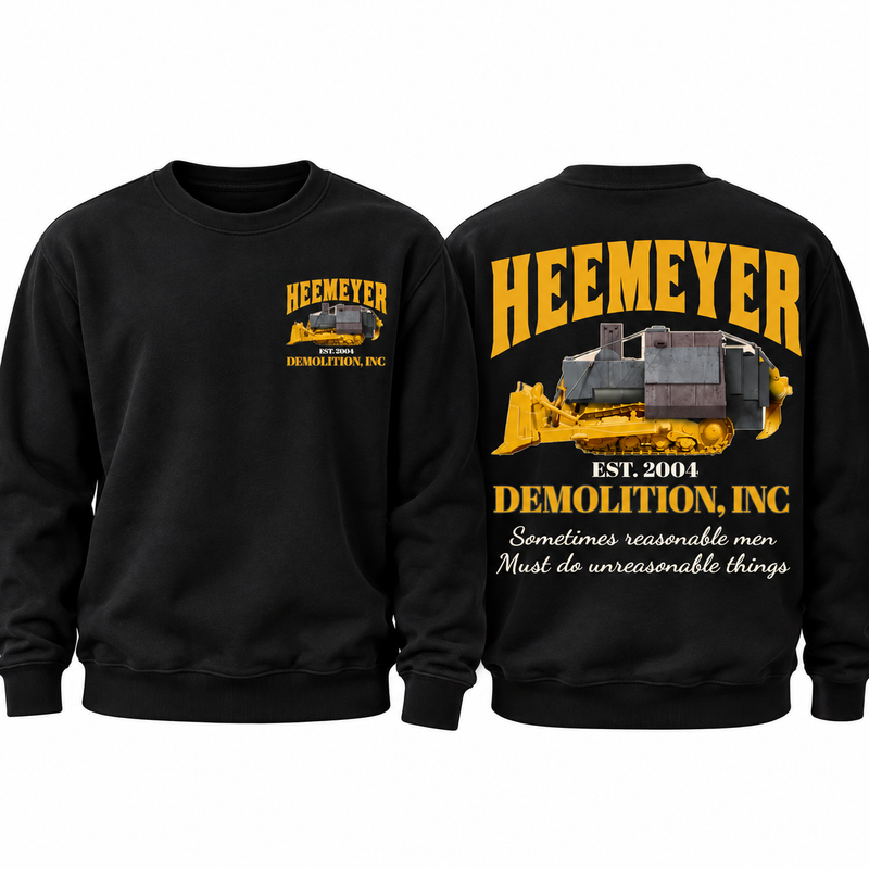 Heemeyer Demolition Inc Shirt, Vintage Graphic Marvin Heemeyer T-Shirt, Heavy Equipment Unisex Cotton Tee, Gift For Him
