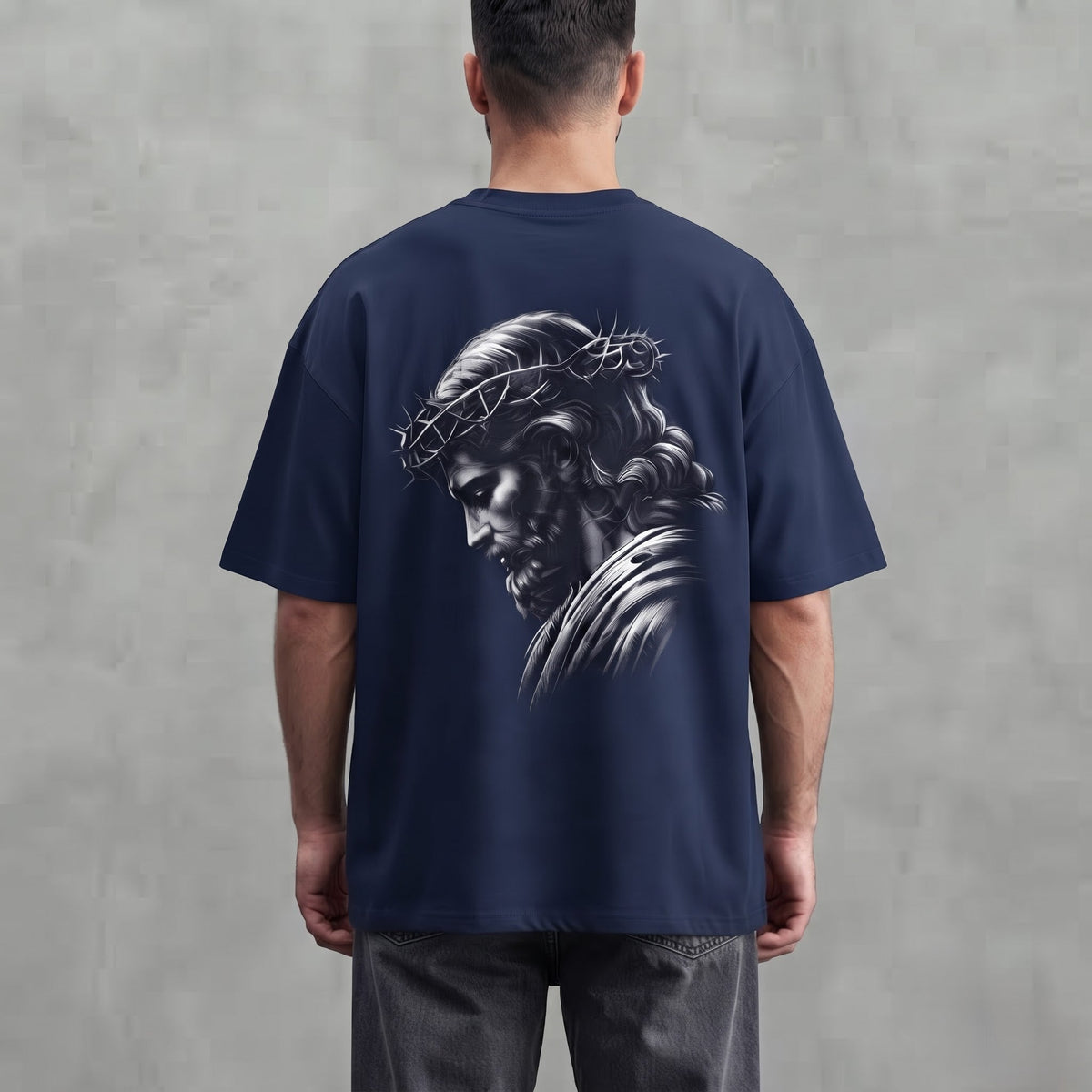 Christian Jesus T-Shirt, Jesus Christ Thorn Crown Shirt, Religious Faith T-Shirt, Christian Graphic Tee, Inspirational Jesus Shirt