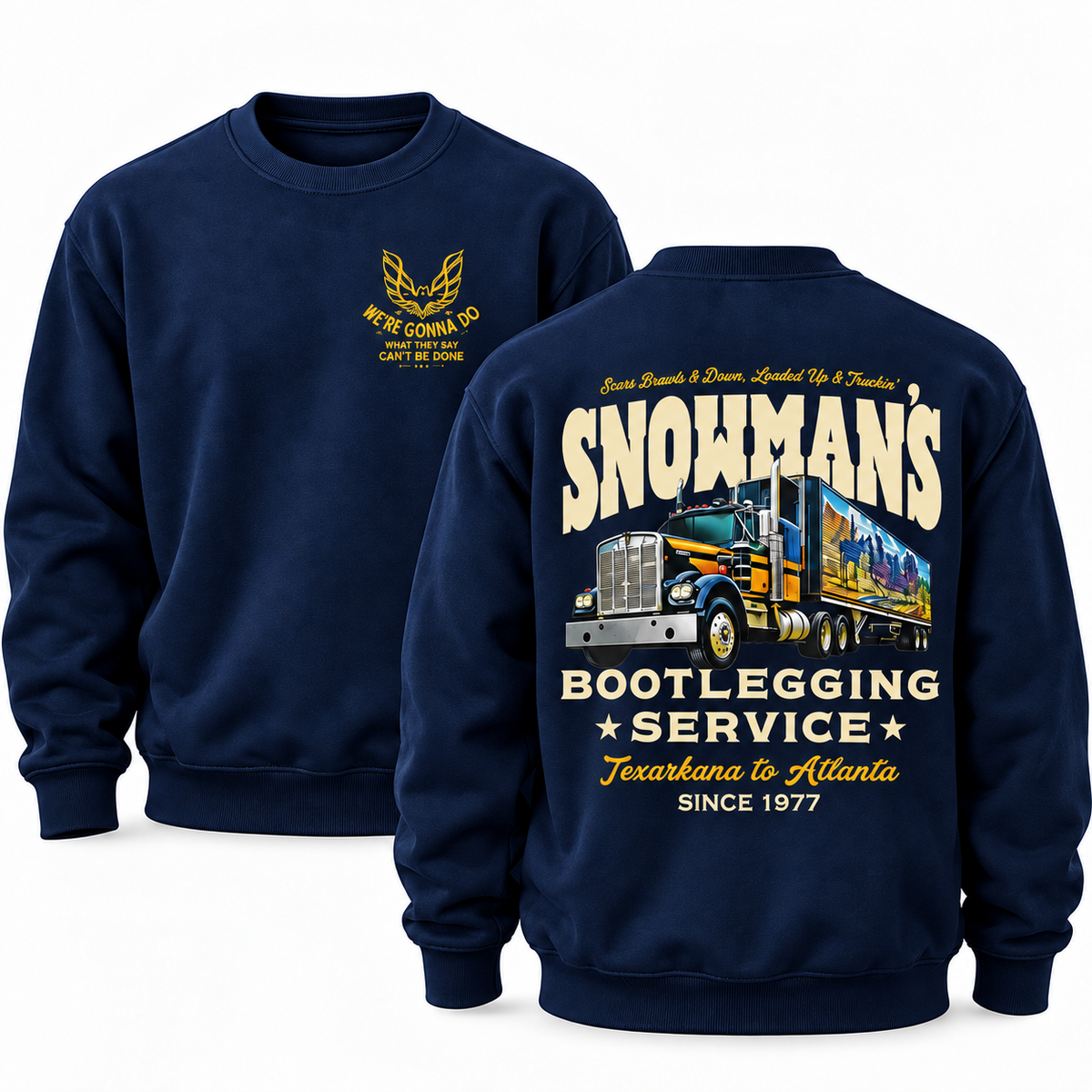 Snowman’s Bootlegging Service Hoodie, Vintage Smokey and The Bandit Sweatshirt, Funny 90s Movie Fan T-shirt, Christmas Gift For Him
