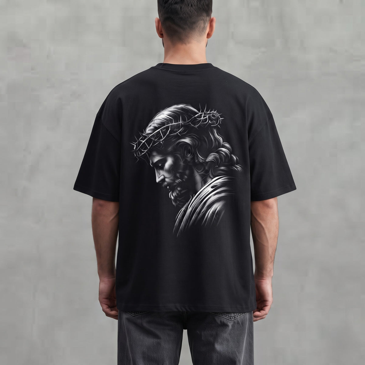 Christian Jesus T-Shirt, Jesus Christ Thorn Crown Shirt, Religious Faith T-Shirt, Christian Graphic Tee, Inspirational Jesus Shirt